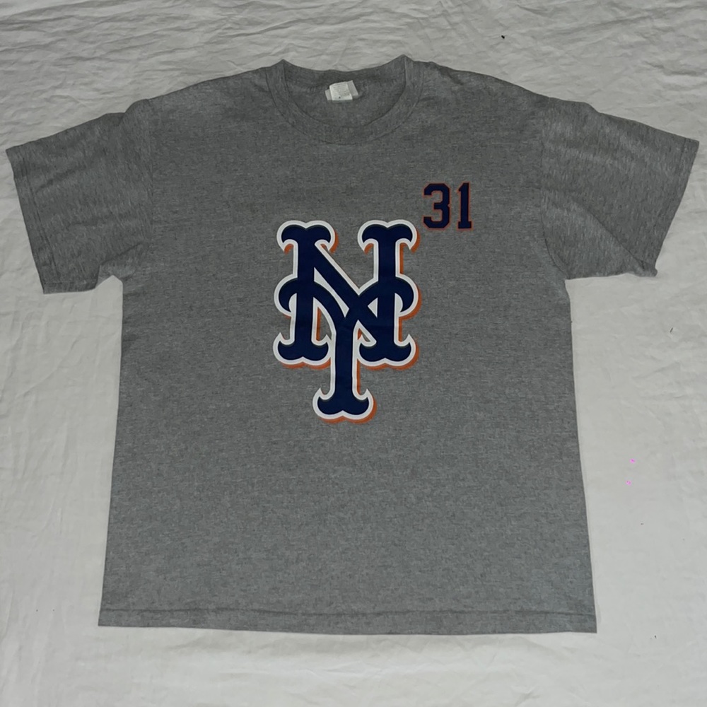Vintage Lee Sports New York Mets Mike Piazza T